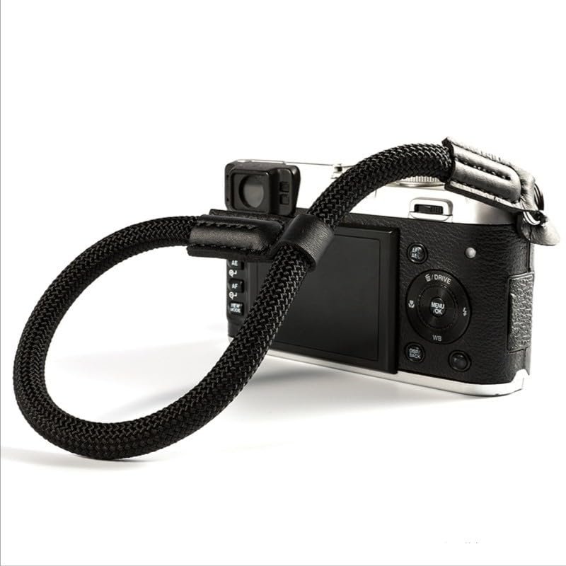 BIZOEdigital Digital Camera Wrist Hand Strap Grip wirst strap Nylon Rope Adjustable for Leica Canon Nikon Olympus Sony Fujifilm XT-10 (black)