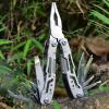 LIUZHANGYU 2Pcs,14-In-1 Multitool with Safety Locking, Professional Stainless Steel Multitool Pliers Pocket Knife, Bottle Opener, Screwdriver with Nylon Sheath (Multi-purpose pliers(Black&Yellow)) view 3