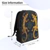 JHLMN Backpack Gecko Lizards Travel Casual Laptop Backpack Waterproof Hiking Daypack for Men Women view 2