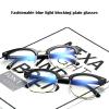 MCZTO Anti blue light lens Computer and mobile phone specific glasses Transparent lenses Classic Trendy Driving Fishing Golf (D) view 2