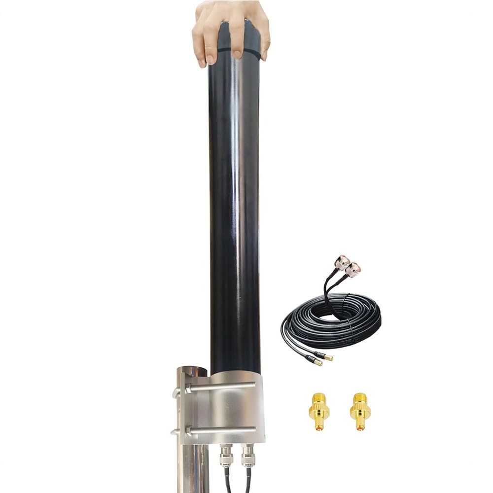 SignalPlus 5G Antenna for T Mobile Home Internet, 4G LTE Cellular Antenna Omni Directional Outdoor 2x2 MIMO Antenna, with 10 Meters Cable TS-9 SMA
