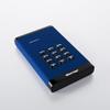 iStorage diskAshur3 SSD 1TB Blue - Secure Portable Solid State Drive - Password Protected - Dust & Water Resistant - Hardware Encryption view 2