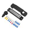 12 Terminal Distribution Block 180A Marine Supply Busbar with 16 Ring Terminal for Cars RVs Yachts Black 12 Terminal Distribution Block Bus Bar Busbar Marine Supply Power 4 Post view 3