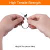 MECCANIXITY Cable Zip Ties 5/32 Inch, 250 Pcs 6 Inch Aircraft Head Self-locking Wire Ties for Cord Management Indoor Outdoor, Tensile Strength 40 lbs, Black view 4