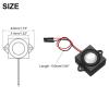 uxcell 1Pcs 3 Watt 4 Ohm Single Mini Speaker Full-Range Mobile Portable Advertising Machine Speaker Connector Separating Interface for Small Electronic Projects view 2