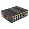 9 Ports PoE Switch Plug and Play 10/100Mbps IP40 Ethernet Network Switch for Rail Transit Transportation Smart City Ethernet Network Switch PoE Switch view 2