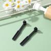 Abaodam Turntable Brush Vinyl Record Cleaner Stylus Brush with Fine Nylon Bristles for Dust Removal Compact 2.32 Inch Needle Cleaning for Record Player and Vinyl Care view 3