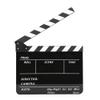 Acrylic, Movie Clapperboard with Built in Magnets, Whiteboard Marker, Chalk, 30x25cm for Film and Television Photography (White Striped Blackboard (PAV1BBE)) view 3