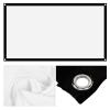 16:9 Projection Screen, Non Crease White Projector Screen, 16:9 Thicken Portable Non Crease Soft White Polyester Projector Curtain Projection Screen (72 Inch) view 2