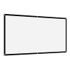 16:9 Projection Screen, Non Crease White Projector Screen, 16:9 Thicken Portable Non Crease Soft White Polyester Projector Curtain Projection Screen (100 Inch) view 2
