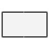 16:9 Projection Screen, Portable Non Crease White Polyester Projector Curtain, 84 Inch view 1