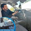 Mount-It! Car Laptop Mount, No-Drill Passenger Seat Laptop Stand with Cooling Tray for Up to 17 Laptops & Tablets, Adjustable Full Motion Vehicle Laptop Mount view 3