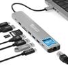 Plugable USB C Hub Multiport Adapter: 9-in-1 with 140W PD Charging, 4K 60Hz HDMI, 10Gbps Data Transfer, Gigabit Ethernet, SD for USBC, USB4, Thunderbolt MacBook, Windows, Chromebook (USBC-9IN1E) view 1