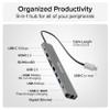 Plugable USB C Hub Multiport Adapter: 9-in-1 with 140W PD Charging, 4K 60Hz HDMI, 10Gbps Data Transfer, Gigabit Ethernet, SD for USBC, USB4, Thunderbolt MacBook, Windows, Chromebook (USBC-9IN1E) view 3