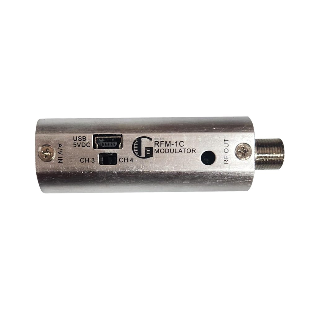 SatelliteSale RFM-1C RF Modulator Channel 3 or 4 Output 75/1K Ohms Switchable