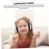 CAXUSD 2pcs Boy Girl Music Headphone Students Wired Headset Foldable Portable Wired Headphone Sound Bass view 3