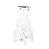 BWANGIAO Stylish Acrylic Headphone Stand, Headset Holder with Anti-slip Silicone Pad for Desk Earphone Hangers Storage Racks view 1