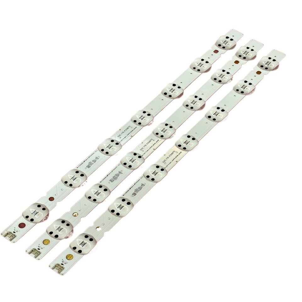 FENSAJRD LED Backlight Strip Fit for TV 43UM7500PLA SSC_Y19_43UM75 SSC_Y19 Trident_43UM75_REV00_181029 EAV64592501(15 PCS for 5 TV)