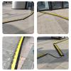 BXKCFYBSQ Speed Bump, Speed Ramp, Access Rubber Cable Protector Heavy Duty Modular Driveway Speed Bump for Asphalt Concrete Gravel Driveway Indoor Outdoor view 4