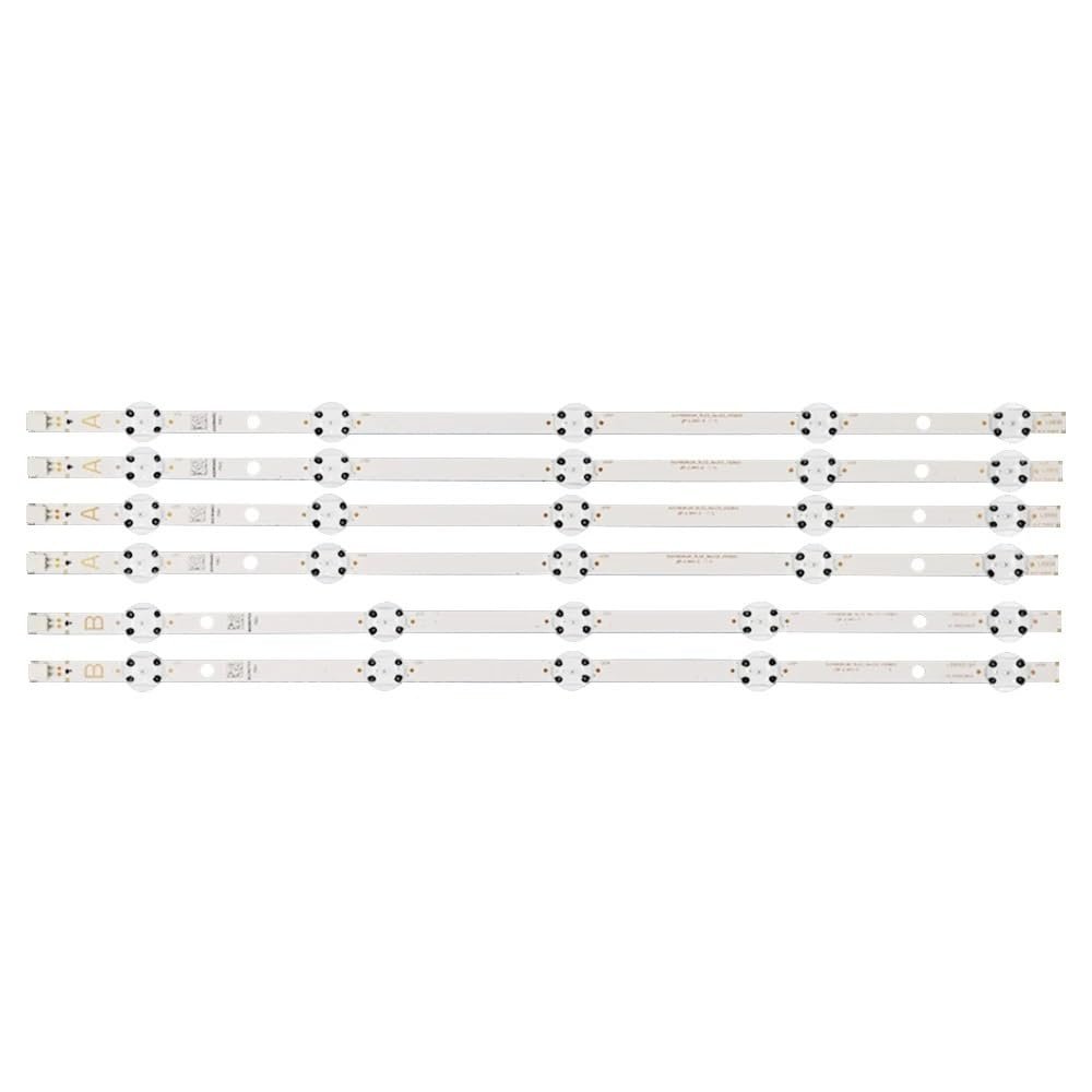 UFDIPLMY 1Kit = 6pcs LED Backlight Bar Compatible with HITACHI 48HK6T64 48HK6T74 48HB6T72U VESTEL 48 UHD DRT VNB A B-TYPE VES480QNDS-2D-N1 N11