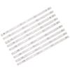 UFDIPLMY 9pcs LED Backllight Strip 4lamp TCL_ODM_49D1800 4X9_3030 49HR332M04A3 V3 4C-LB490T-HR2 Compatible with Hita Chi 49R80 view 1