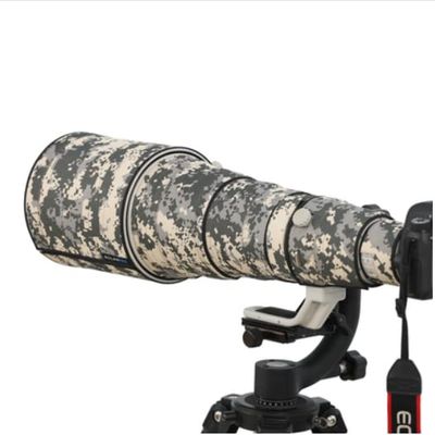 ROLANPRO Waterproof Lens Cover for Canon EF 300mm f/2.8 L is USM Raincover Lens Protective Sleeve Case-#UCP Grey camo Waterproof