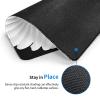 YBAOFU (Flying Dove) Gaming Mousepad, Waterproof Non-Slip Desk Mat Keyboard Pad Mousepad Home Office Desk Accessories and Decor for Women Men - 8.3 x 10.3 in, Black view 3