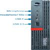 Lenovo ThinkCentre M720Q Tiny PC Desktop Computer, Core i5-9400 Up to 4.1GHz, 16GB DDR4, 512GB SSD, Keyboard&Mouse, 4K Support, HDMI, DP, VGA, Win11 Pro (Renewed) view 4