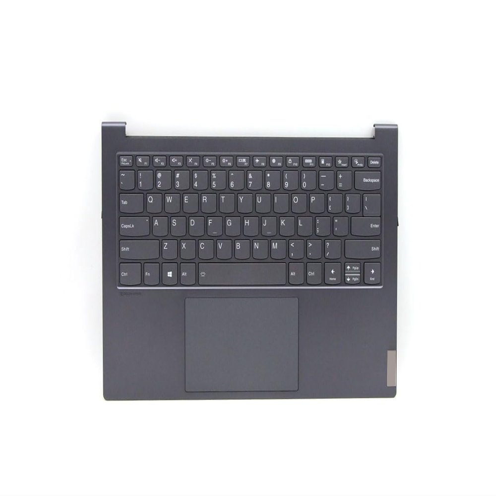 Bayjebu Parts for Lenovo ideapad Yoga Slim 7 Pro-14IUH5 Palmrest Keyboard Bezel Upper US Backlit Gray 5CB1C19257