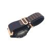 Handcrafted Custom Nylon Strap for Garmin - Fits for QuickFit 20, 22, 26, Fnix, Forerunner, Vivoactive, Approach, MARQ, quatix, Instinct2, Epix (Dark Blue Purple-Rose Gold Buckle, Quick-Fit 20mm) view 4