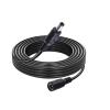 Pure Copper core DC5.5 Single Female Cable Male and Female Extension Power Cord Monitoring Equipment Connector Black and red Female Cable(DC Bus bar 0.25 Meters.) view 2