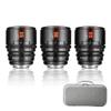 7artisans 35mm/50mm/85mm T2.1 Hope Series Professional Cine Lens S35 Frame Set Mirrorless Cameras Lens Compatible for Sony E-Mount(C Frame),for Sony A6500/A6600/A6700/FX30/ZVE-10(Black) view 1