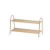 RENEESME Shoe Rack Independent Shoe Rack Wrought Iron Hollow Shoe Cabinet Storage Rack Kitchen Tableware Storage Rack Living Room Bedroom Rack Shoe Organizer Rack(C) view 1