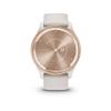 Garmin Vivomove Trend, Stylish Hybrid Smartwatch, Long-Lasting Battery Life, Dynamic Watch Hands and Touchscreen Display, Ivory (Renewed), Adjustable view 1