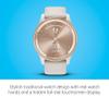 Garmin Vivomove Trend, Stylish Hybrid Smartwatch, Long-Lasting Battery Life, Dynamic Watch Hands and Touchscreen Display, Ivory (Renewed), Adjustable view 3