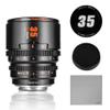 7artisans 35mm T2.1 Hope Series Professional Cinema Lens S35 Frame Mirrorless Cameras Lens Compatible for Fuji X-Mount, for FUJIFILM X-S20/X-T5/X-H2/X-T4/X-H2S/X-T3/X-S10(Black) view 1
