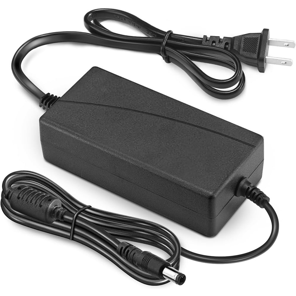 12V 5A Power Supply Charger AC/DC Adapter, 60W Switching Power Adapter with 1 DC Plug Fit for 3D Printer, CCTV Camera, Kids Children Electric Ride On Car