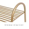 RENEESME Shoe Rack Independent Shoe Rack Wrought Iron Hollow Shoe Cabinet Storage Rack Kitchen Tableware Storage Rack Living Room Bedroom Rack Shoe Organizer Rack(D) view 4