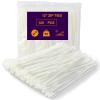 120 PCS 12 Inch Plastic Zip Ties with Screw Holes, Heavy Duty Mountable Cable Ties, UV Resistant Electrical Zip Ties for Indoor & Outdoor (White) view 1