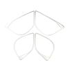 VNFEJEJR Car Inner Door Audio Circle Trim Fit for Toyota C-HR 2016-2022 Stainless Steel Speaker Loudspeaker Frame Cover Door Audio Speaker Cover view 1