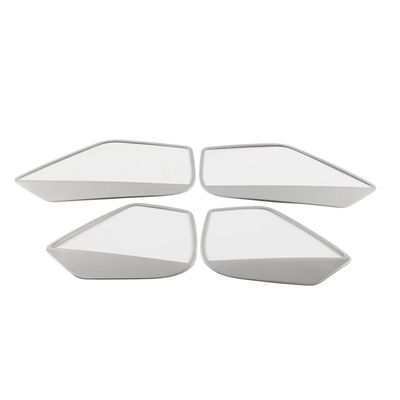 VNFEJEJR Fit for VW Fit for Arteon 2017-2020 Stainless Steel Interior Car Door Speaker Cover Trim 4pcs Car Styling Door Audio Speaker Cover(Silver)