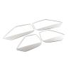 VNFEJEJR Fit for VW Fit for Arteon 2017-2020 Stainless Steel Interior Car Door Speaker Cover Trim 4pcs Car Styling Door Audio Speaker Cover(Silver) view 2
