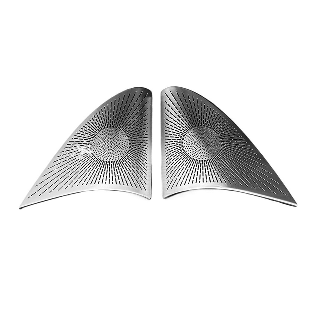 VNFEJEJR Car Audio Speaker Tweeter Cover Door Loudspeaker Cover Car Accessories Interior Fit for Benz E/C/GLC Class W213 W205 X253 Door Audio Speaker Cover(for E Class W213)