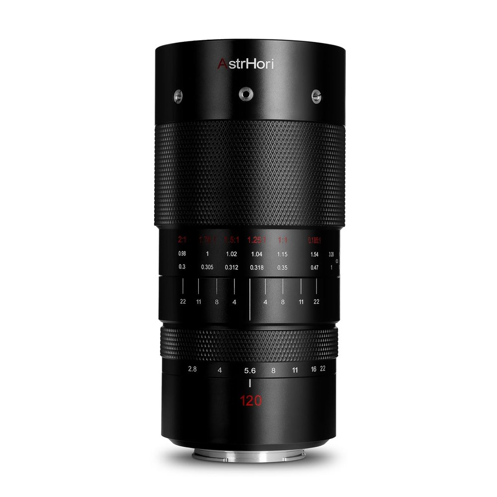 AstrHori 120mm F2.8 2X Macro Lens Full Frame Large Aperture Manual Medium Telephoto Prime Lens Compatible with Canon EF Mount DSLR Cameras