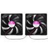 2pcs 120mm 120x25mm 12V Cooling Fan Replacement 4-pin Connector 1800PRM Cooling Radiator Ventilador PC view 1
