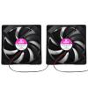 2pcs 120mm 120x25mm 12V Cooling Fan Replacement 4-pin Connector 1800PRM Cooling Radiator Ventilador PC view 2