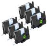NineLeaf 6PK Compatible for Brother P-Touch TZe-FA3 TZ-FA3 12mm 0.47 Blue on White Iron-on Fabric Clothing Label Tape for PT-1090BK PT-1100SBVP PT-1100ST PT-11Q Label Maker view 1