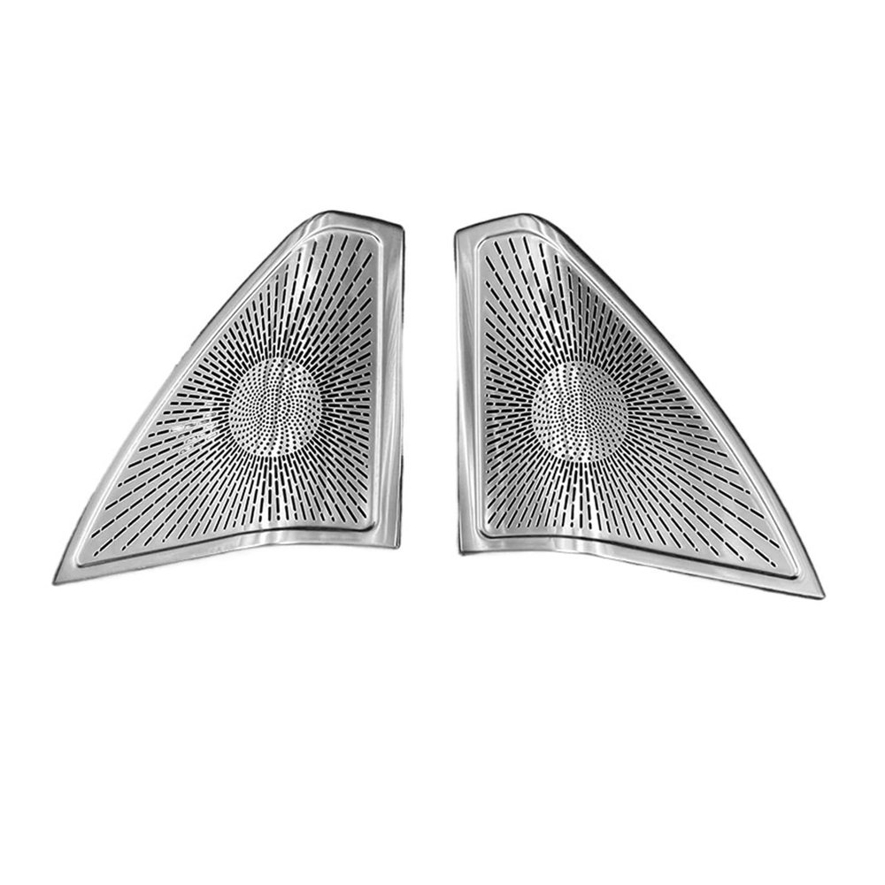 VNFEJEJR Car Audio Speaker Tweeter Cover Door Loudspeaker Cover Car Accessories Interior Fit for Benz E/C/GLC Class W213 W205 X253 Door Audio Speaker Cover(for C Class W205)