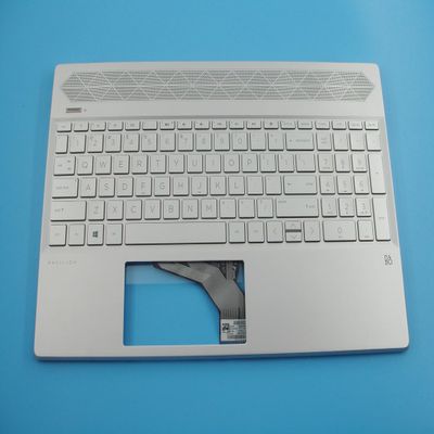 Bayjebu Parts for HP Pavilion 15-CS 15-CW 15.6" Palmrest Keyboard Bezel with US-English Backlit Keyboard Gold L24755-001