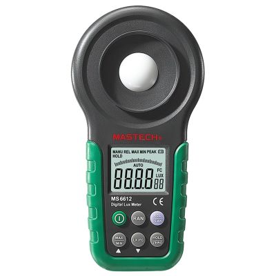 MS6612 Digital Luxmeter 200,000 Multifunction Illuminometer Light Meter Test Spectra Auto Range Peak High Accuracy